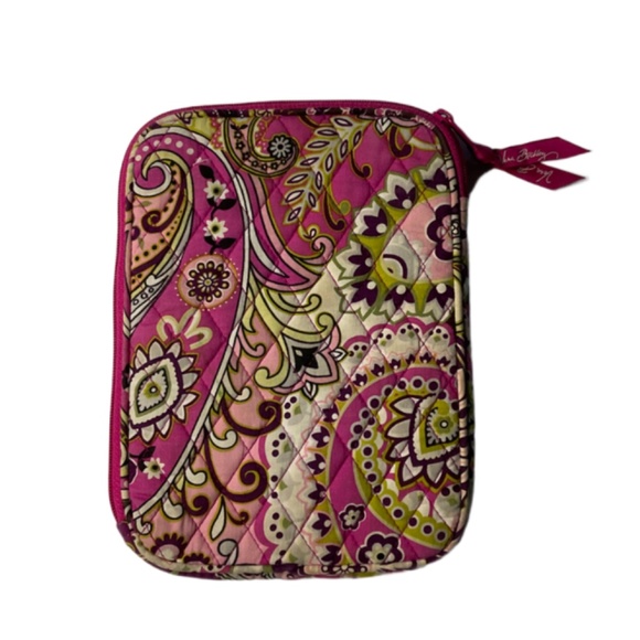 Vera Bradley Retired Very Berry Paisley Tablet Sleeve Size 9”x5” - Picture 6 of 10